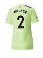 Manchester City Kyle Walker #2 Ausweichtrikot für Frauen 2022-23 Kurzarm